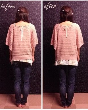 横浜美健整体からだ庵施術・姿勢の before-after