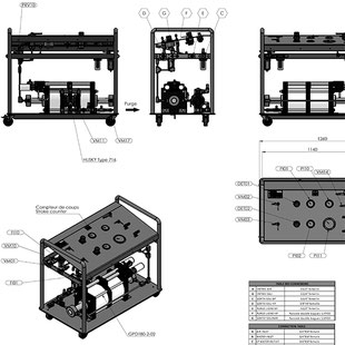 Pompe hydropneumatique 2500 bars