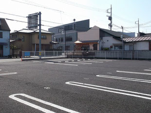 JR桐生駅前の貸し駐車場