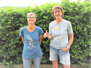 Seit 16 Jahren ein Team: Ute Wendel (Wendy) & Bernadette Schreiber