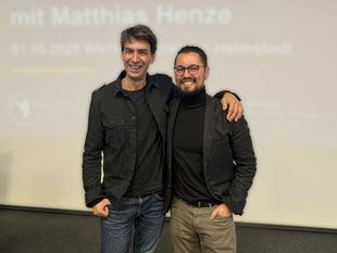 Jimdo-Gründer und CEO Matthias Henze mit Andreas Warmbein
