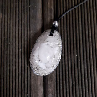Orgonit Powerstone "Moonlight01" Energie-Anhänger | Edelstein Heilstein Schmuck