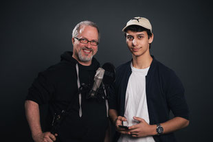 Ausschuss Öffentlichkeitsarbeit: Benjamin Krauss und Lukas Tluczikont, Foto: Frederik Birk