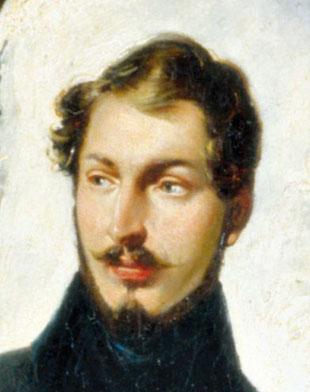 Louis Napoleon mit der charakteristisch spitzen Nase