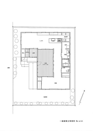 平屋戸建て平面図