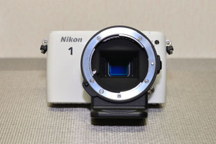 FT-1をNikon 1に装着した状態:正面