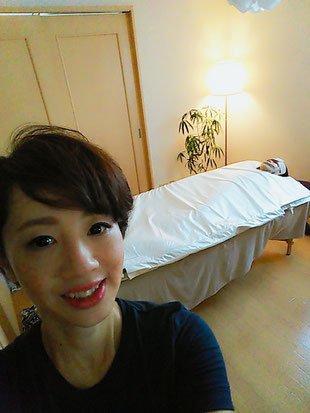 アロマ直後のspa!実はこの時私も汗だく💦