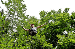 Kletterpark Schöckl Zipline Flyingfox Junge