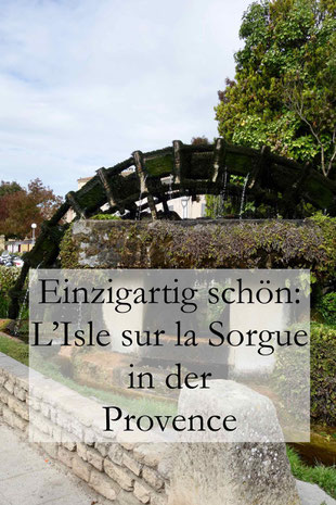 L'Isle sur la Sorgue in Frankreich in der Provence