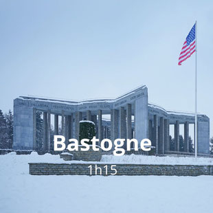 la Buissière pour découvrir la Wallonie: Bastogne,le Mardasson,le passionnant Bastogne War Museum son 