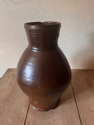 große Steingut Vase