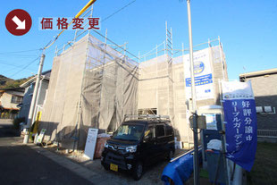 倉敷市連島町矢柄新築一戸建て分譲住宅の外観 物件詳細ページにリンク