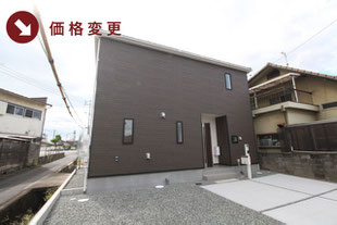 倉敷市中畝の新築一戸建て分譲住宅の外観 物件詳細ページにリンク