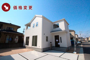 岡山県倉敷市連島町鶴新田の新築一戸建て分譲住宅の外観 物件詳細ページにリンク