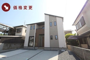 岡山市中区竹田の新築一戸建て分譲住宅の外観 物件詳細ページにリンク