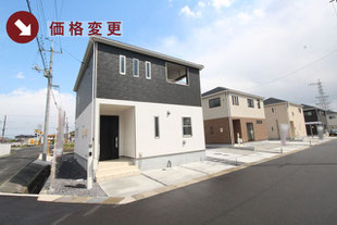 岡山県瀬戸内市長船町福岡の新築一戸建て分譲住宅の外観 物件詳細ページにリンク