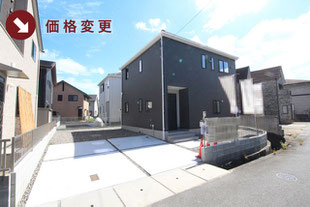 倉敷市林の新築一戸建て分譲住宅の外観 物件詳細ページにリンク
