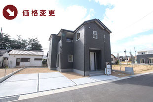 岡山県倉敷市福田町福田の新築一戸建て分譲住宅の外観 物件詳細ページにリンク