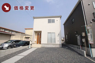 岡山県岡山市中区神下の新築一戸建て分譲住宅の外観 物件詳細ページにリンク
