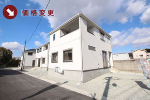 岡山県倉敷市児島小川1丁目の新築一戸建て分譲住宅の外観 物件詳細ページにリンク