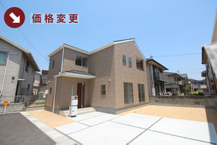 倉敷市西阿知町西原の新築一戸建て分譲住宅の外観 物件詳細ページにリンク