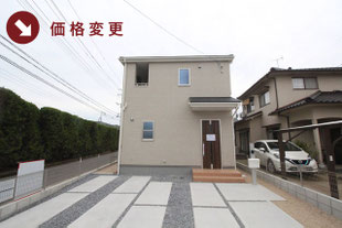 岡山市東区南古都の新築一戸建て分譲住宅の外観 物件詳細ページにリンク