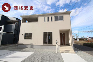 岡山県総社市清音上中島の新築一戸建て分譲住宅の外観 物件詳細ページにリンク