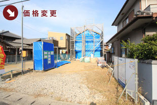 岡山県岡山市南区彦崎の新築一戸建て分譲住宅の外観 物件詳細ページにリンク