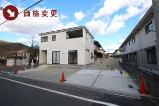 岡山県玉野市田井3丁目の新築一戸建て分譲住宅の外観 物件詳細ページにリンク