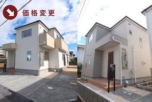 岡山県岡山市中区江並の新築一戸建て分譲住宅の外観 物件詳細ページにリンク