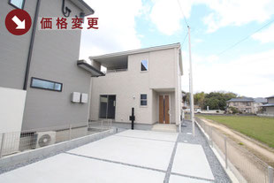 総社市小寺の新築一戸建て分譲住宅の外観 物件詳細ページにリンク