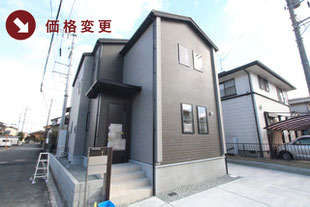 岡山市南区彦崎の新築一戸建て分譲住宅の外観 物件詳細ページにリンク