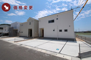 岡山県瀬戸内市長船町の新築一戸建て分譲住宅の外観 物件詳細ページにリンク