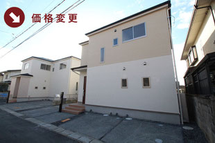 岡山県岡山市中区雄町の新築一戸建て分譲住宅の外観 物件詳細ページにリンク