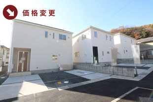 岡山市北区宿本町の新築一戸建て分譲住宅の外観 物件詳細ページにリンク