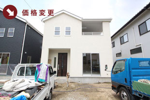 岡山県倉敷市連島町西之浦の新築一戸建て分譲住宅の外観 物件詳細ページにリンク