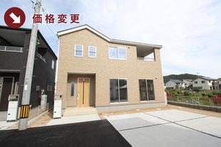 岡山市東区瀬戸町瀬戸の新築一戸建て分譲住宅の外観 物件詳細ページにリンク