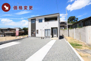岡山県倉敷市児島上の町の新築一戸建て分譲住宅の外観 物件詳細ページにリンク