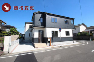 岡山市中区八幡東町の新築一戸建て分譲住宅の外観 物件詳細ページにリンク