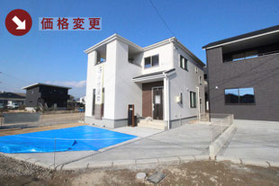 総社市真壁の新築一戸建て分譲住宅の外観 物件詳細ページにリンク