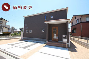 岡山県総社市中原の新築一戸建て分譲住宅の外観 物件詳細ページにリンク
