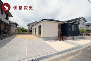 赤磐市桜が丘西3丁目の新築一戸建て分譲住宅の外観 物件詳細ページにリンク