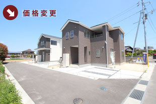 岡山県総社市溝口の新築一戸建て分譲住宅の外観 物件詳細ページにリンク