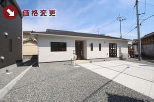 倉敷市玉島黒崎の新築一戸建て分譲住宅の外観 物件詳細ページにリンク