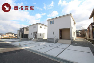 岡山県赤磐市桜が丘東1丁目の新築一戸建て分譲住宅の外観 物件詳細ページにリンク