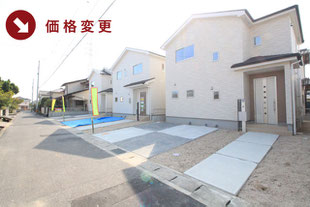 岡山県岡山市中区福泊の新築一戸建て分譲住宅の外観 物件詳細ページにリンク