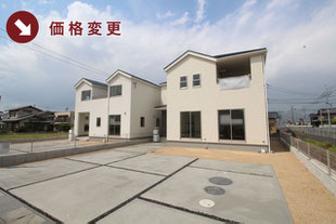 瀬戸内市長船町福岡の新築一戸建て分譲住宅の外観 物件詳細ページにリンク