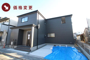 倉敷市白楽町の新築一戸建て分譲住宅の外観 物件詳細ページにリンク