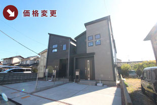 岡山市南区平福1丁目の新築一戸建て分譲住宅の外観 物件詳細ページにリンク