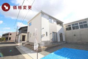 岡山県倉敷市玉島爪崎の新築一戸建て分譲住宅の外観 物件詳細ページにリンク